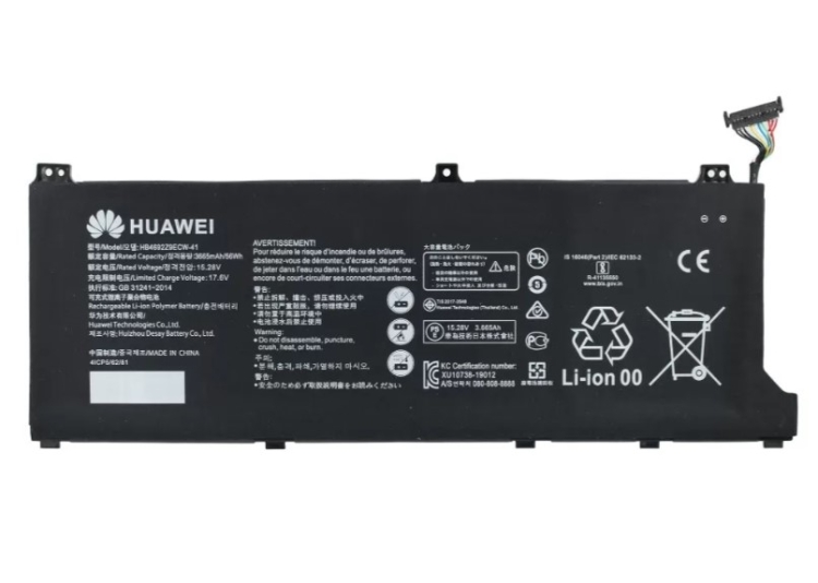 ����������� HB4692Z9ECW-41 15.2V 3665mAh 56Wh ��� �������� Huawei MateBook D14 (2020) Honor Magicbook D14 (2020)
