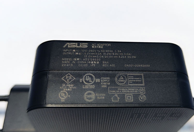   ADP-65SD B 20V 3.25A Type-C  Asus UX391UA UX390UA UX370UA UX490UA orig