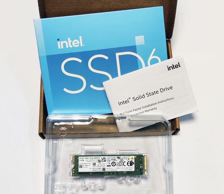 SSD- Intel 1000  670p SSDPEKNU010TZX1 M.2-NVMe  1TB